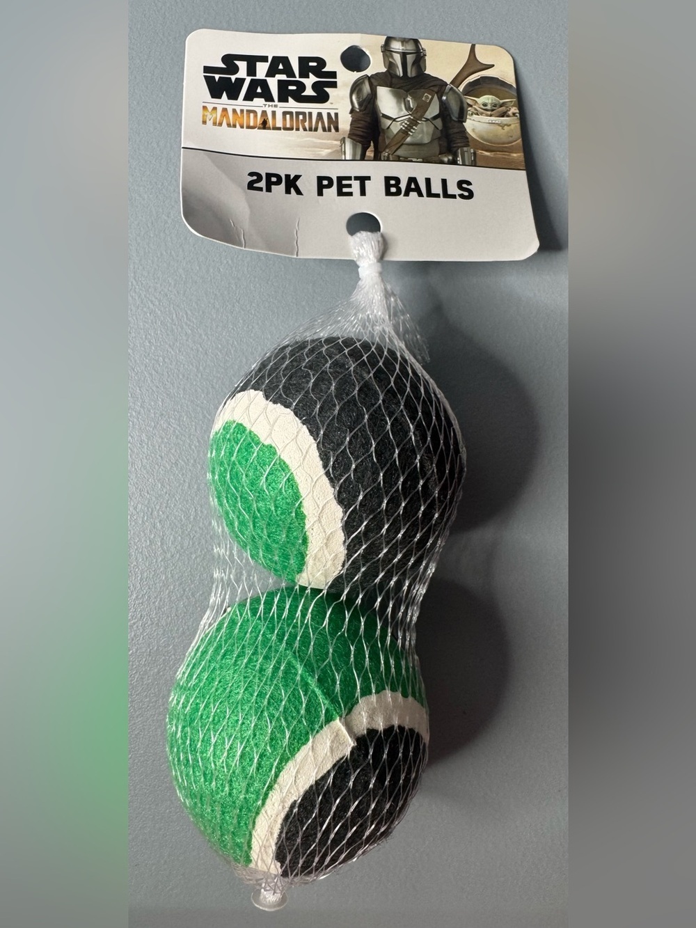 Star Wars the mandalorian 2-Pack Pet Balls dog cat grogu novelty print bounce